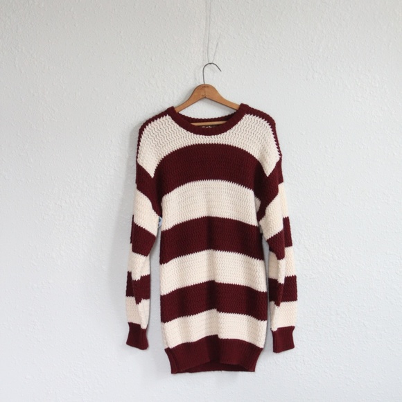 Vintage Knit Oversized Sweater Boyfriend Fit - Picture 3 of 7